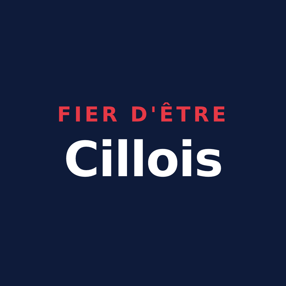 T-shirt « Fier d'être Cillois » — design pour Cilly
