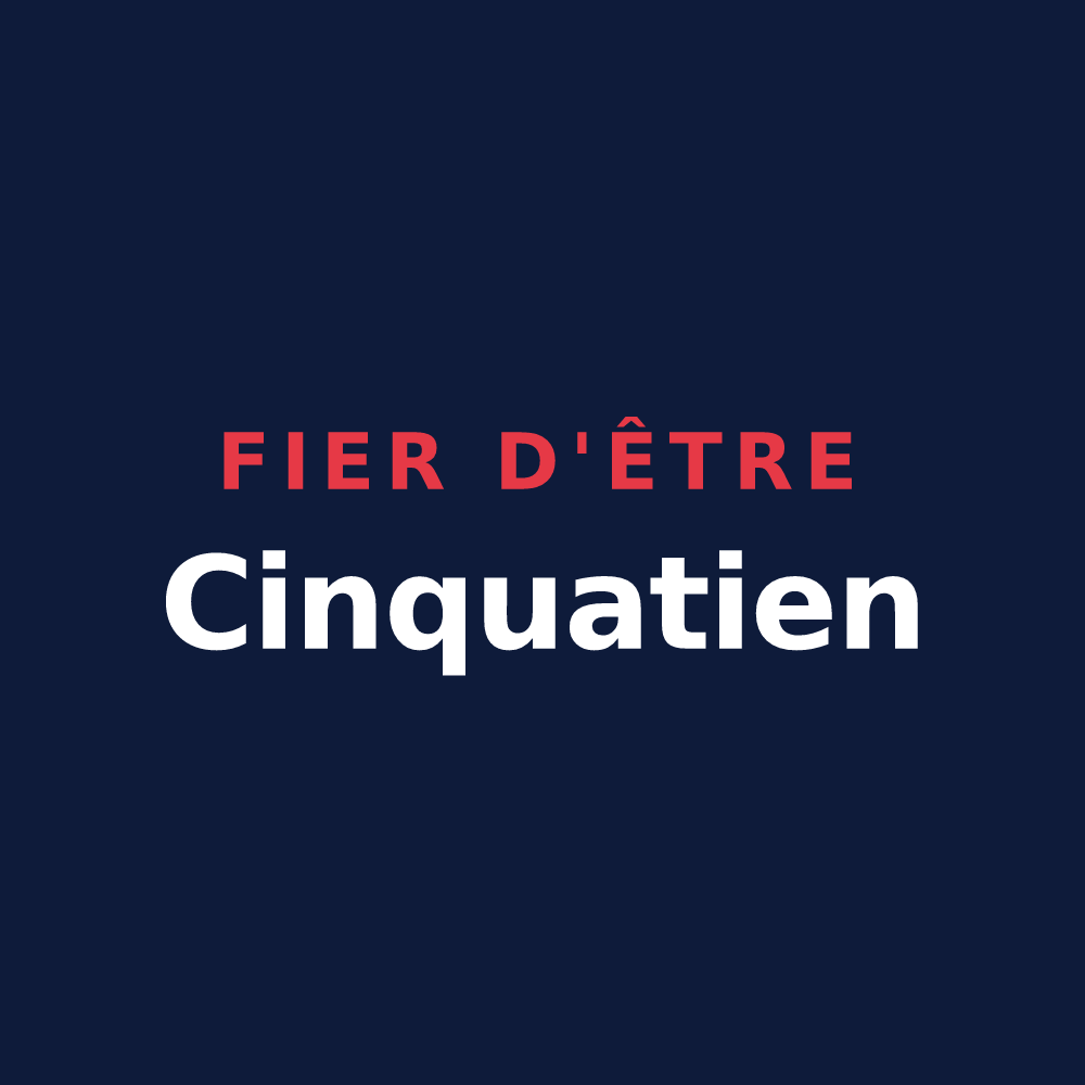 T-shirt « Fier d'être Cinquatien » — design pour Cinqueux
