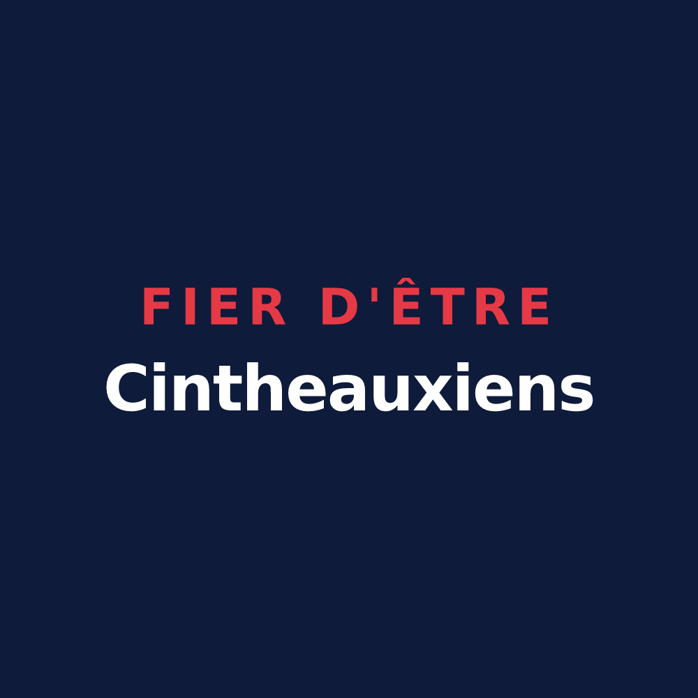 T-shirt « Fier d'être Cintheauxiens » — design pour Cintheaux