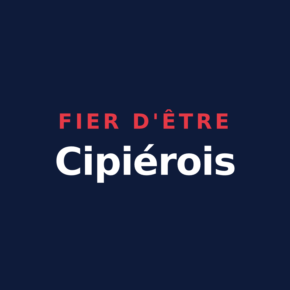 T-shirt « Fier d'être Cipiérois » — design pour Cipières