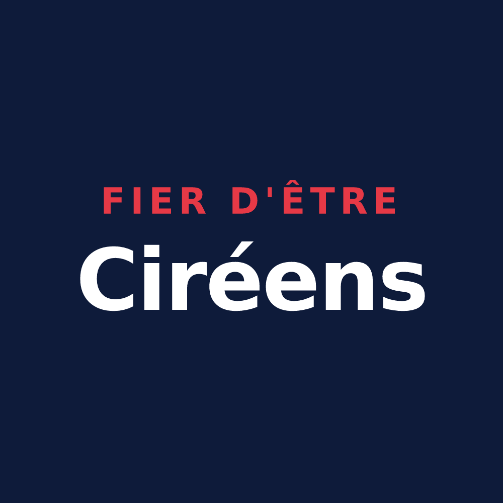 T-shirt « Fier d'être Ciréens » — design pour Ciré-d'Aunis
