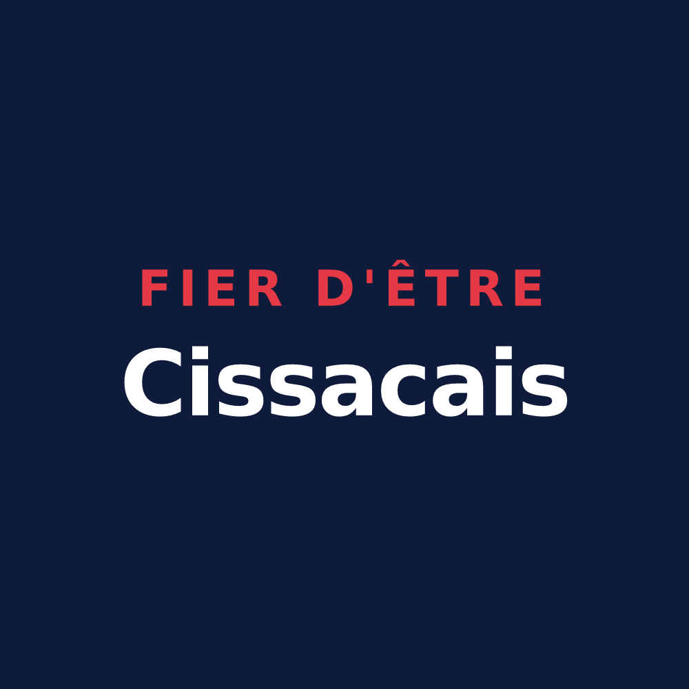 T-shirt « Fier d'être Cissacais » — design pour Cissac-Médoc