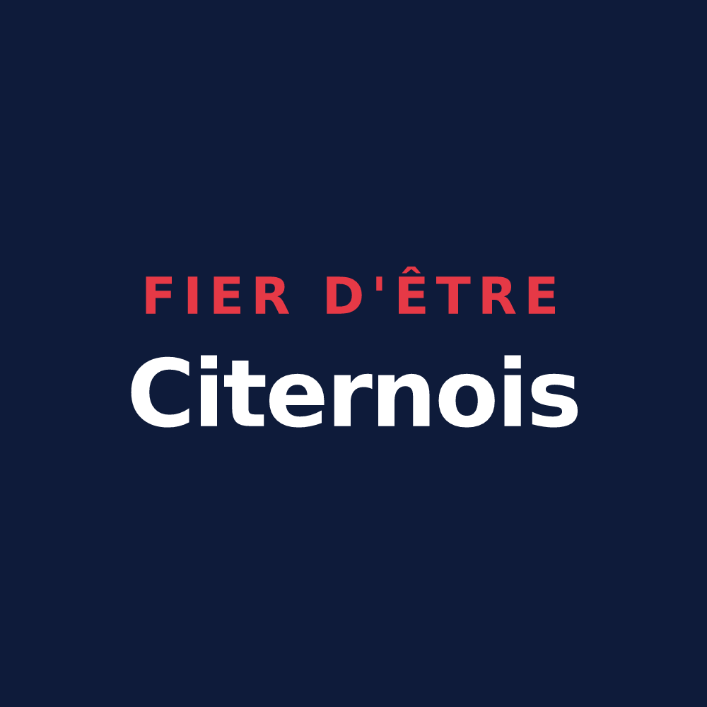 T-shirt « Fier d'être Citernois » — design pour Citerne