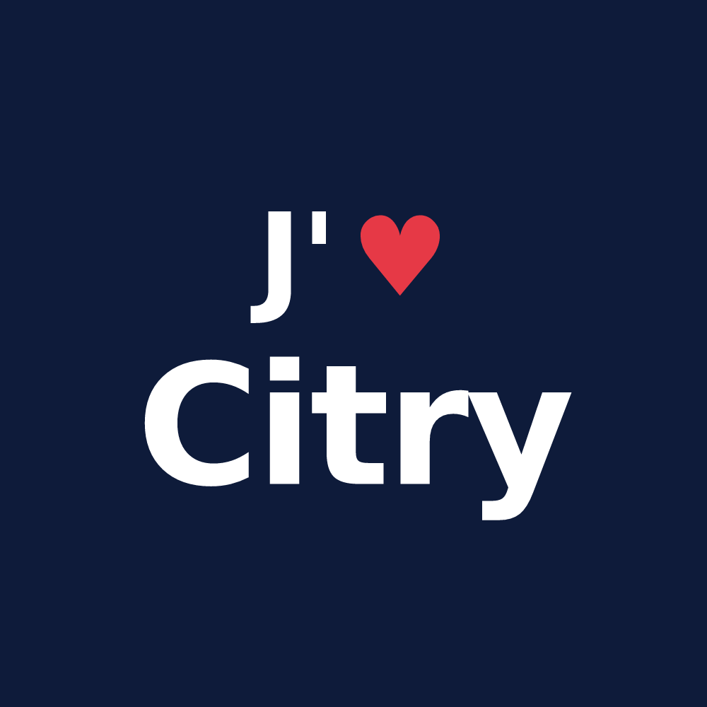 T-shirt personnalisé Citry — design « J'aime Citry » imprimé sur le t-shirt