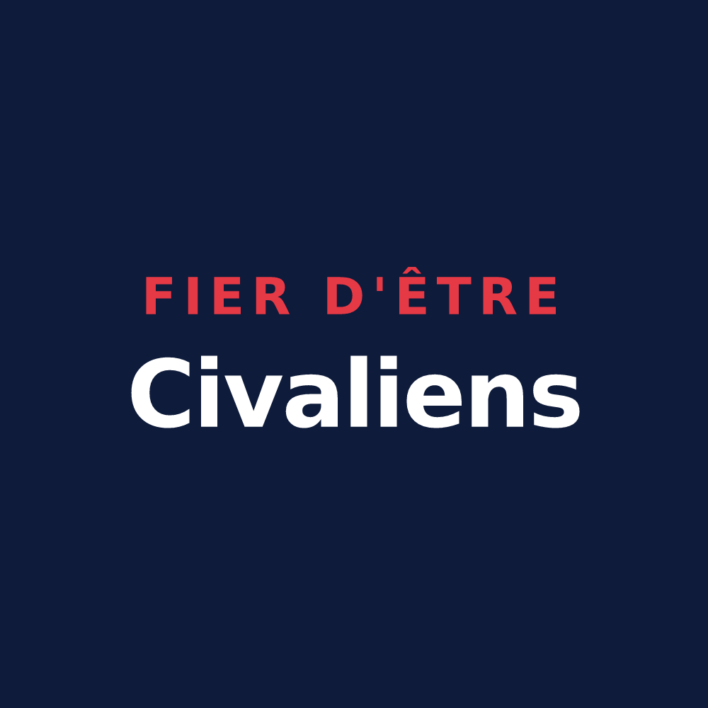 T-shirt « Fier d'être Civaliens » — design pour Civaux