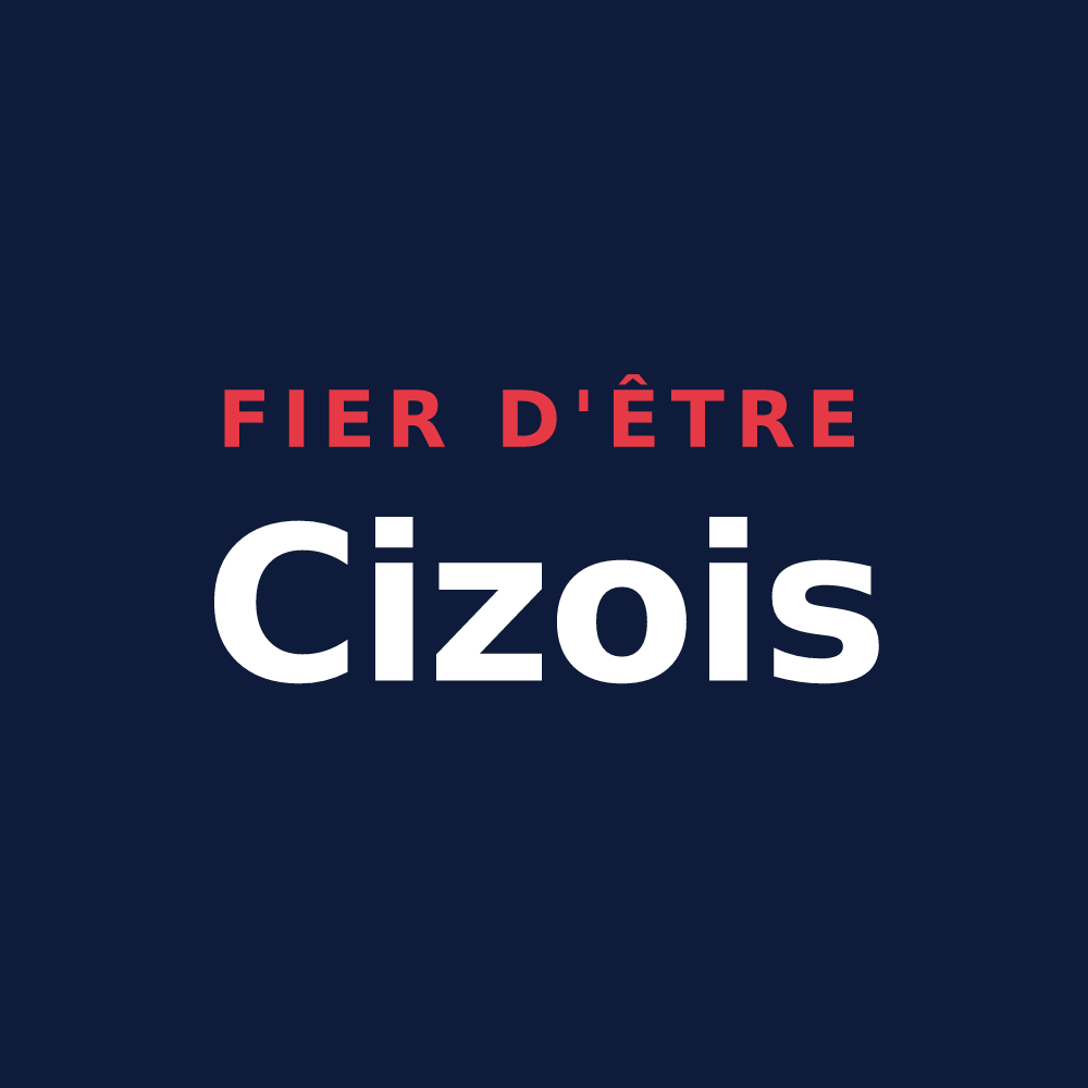 T-shirt « Fier d'être Cizois » — design pour Cize