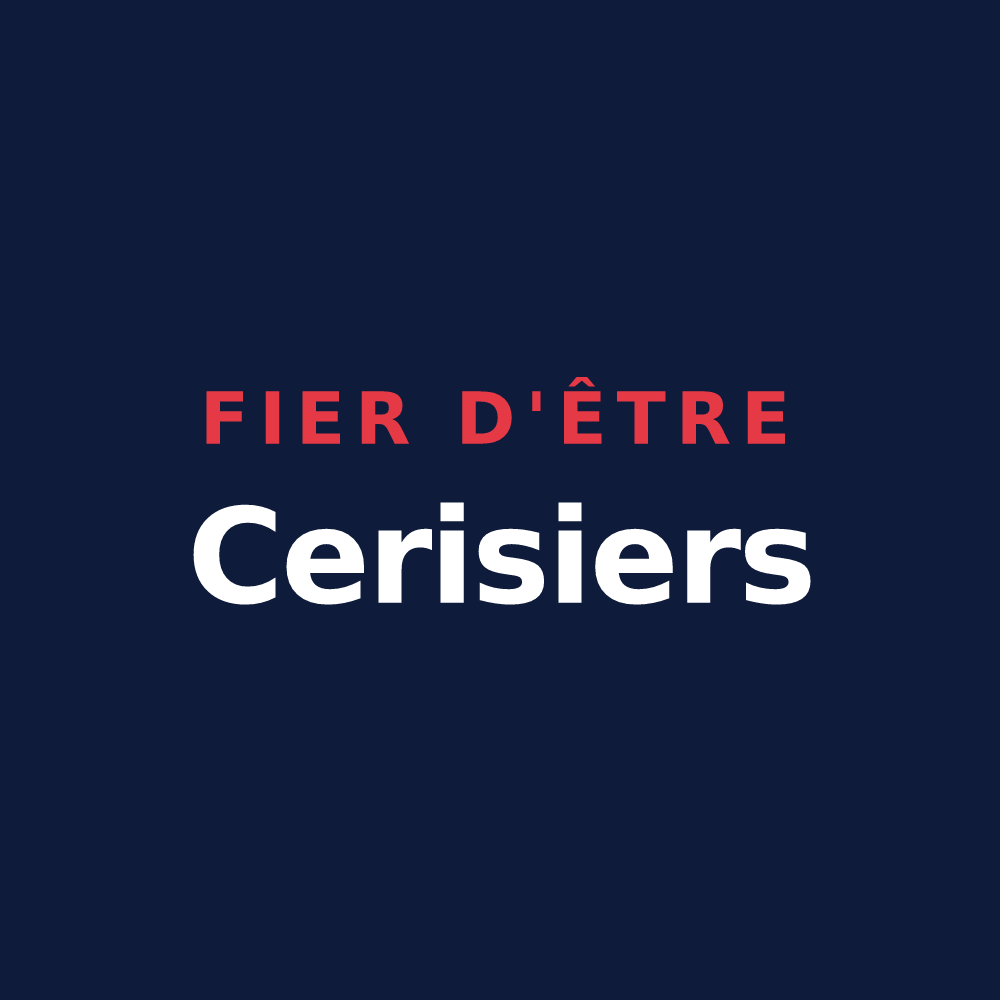 T-shirt « Fier d'être Cerisiers » — design pour Cize