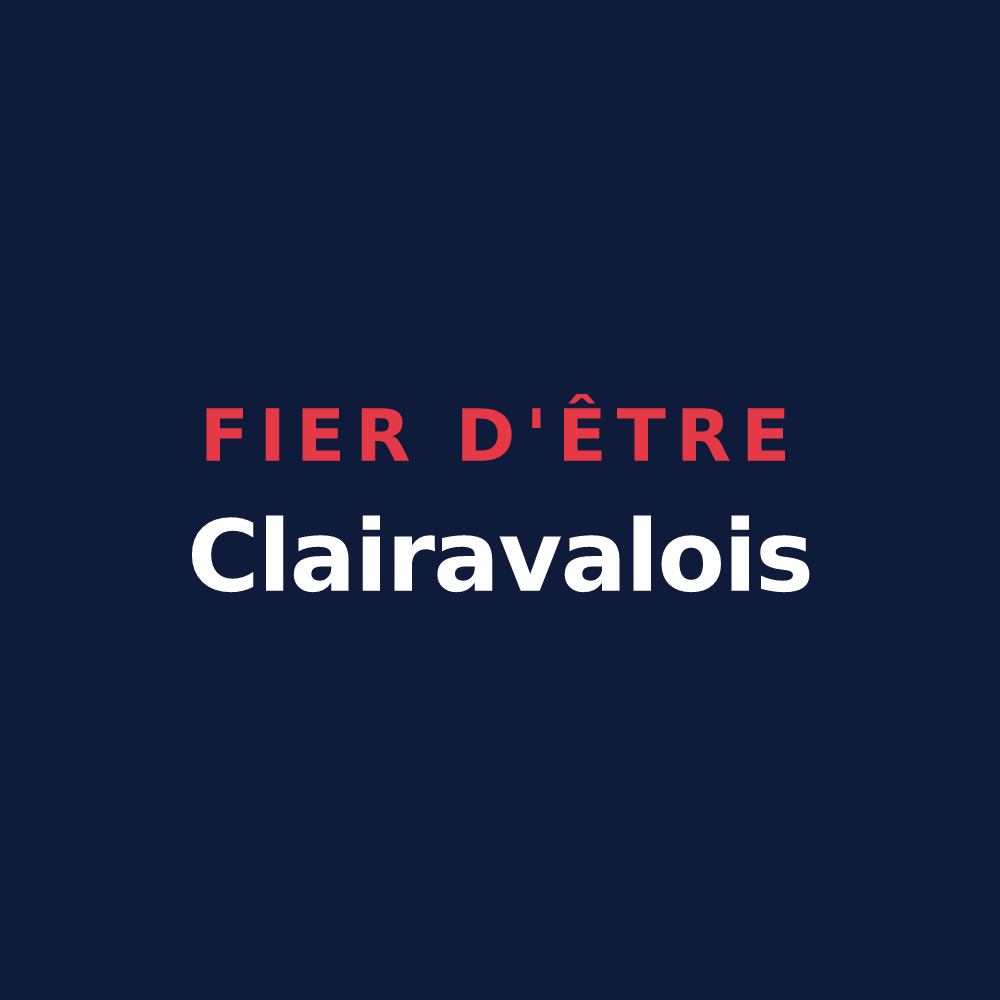 T-shirt « Fier d'être Clairavalois » — design pour Clairavaux
