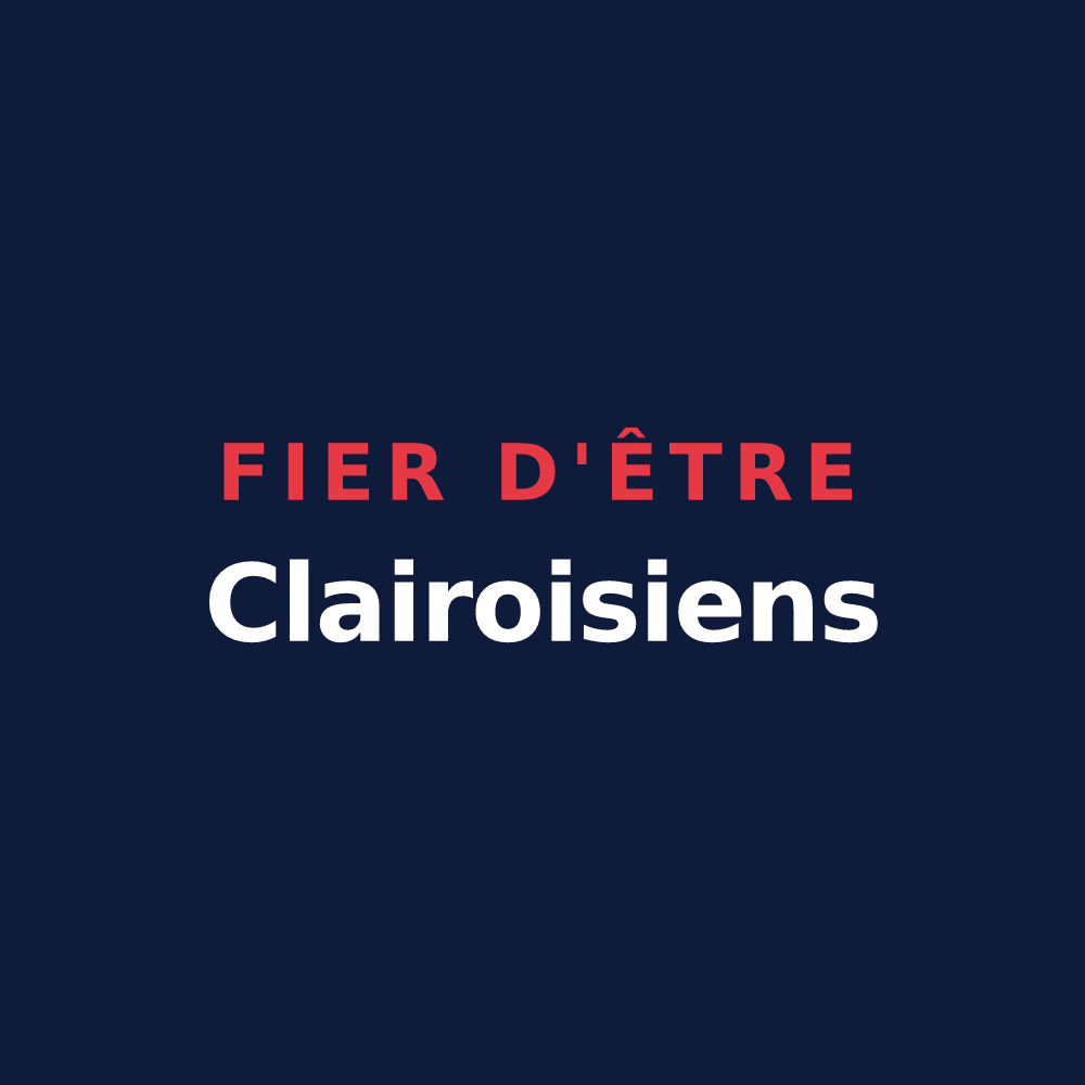 T-shirt « Fier d'être Clairoisiens » — design pour Clairoix