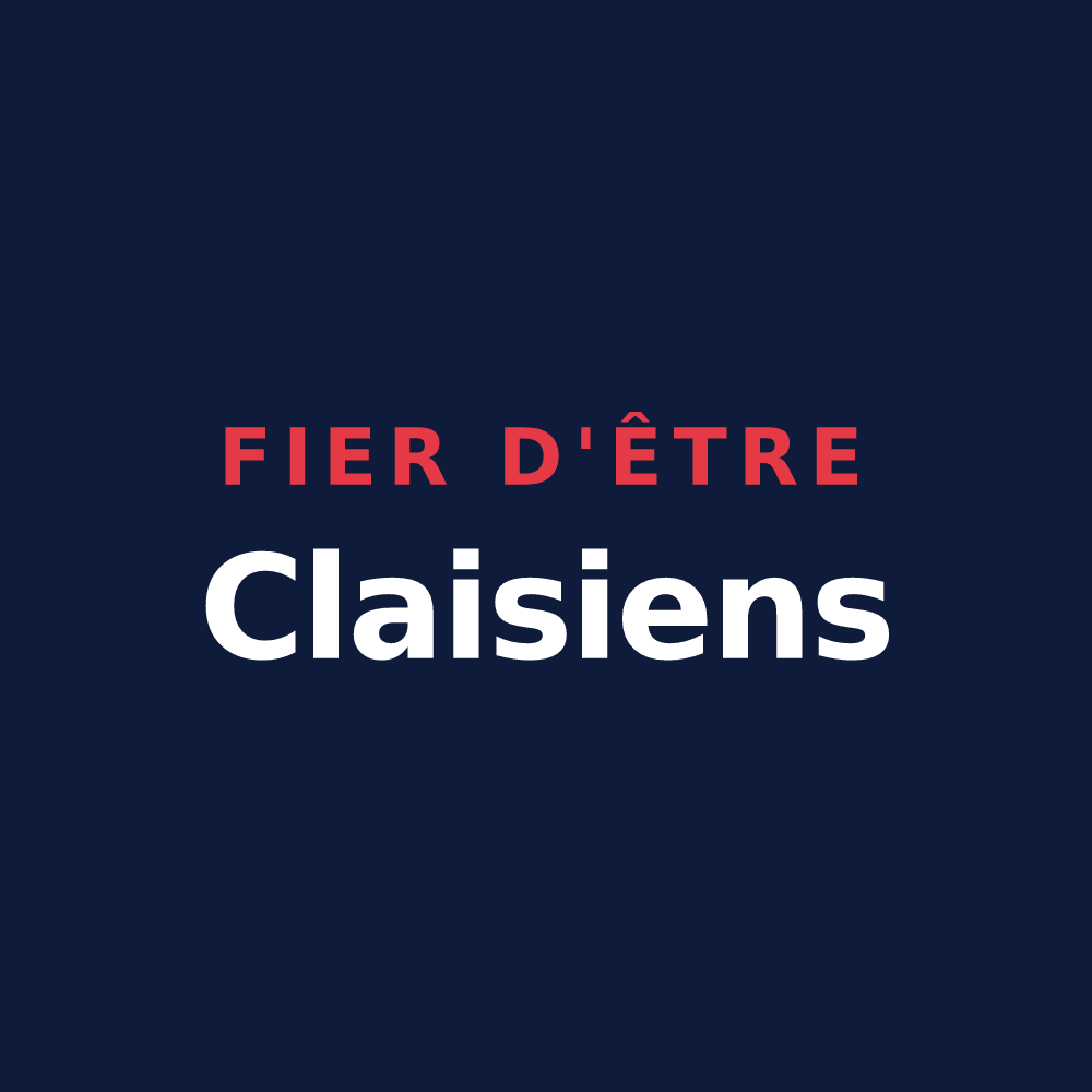 T-shirt « Fier d'être Claisiens » — design pour Clais