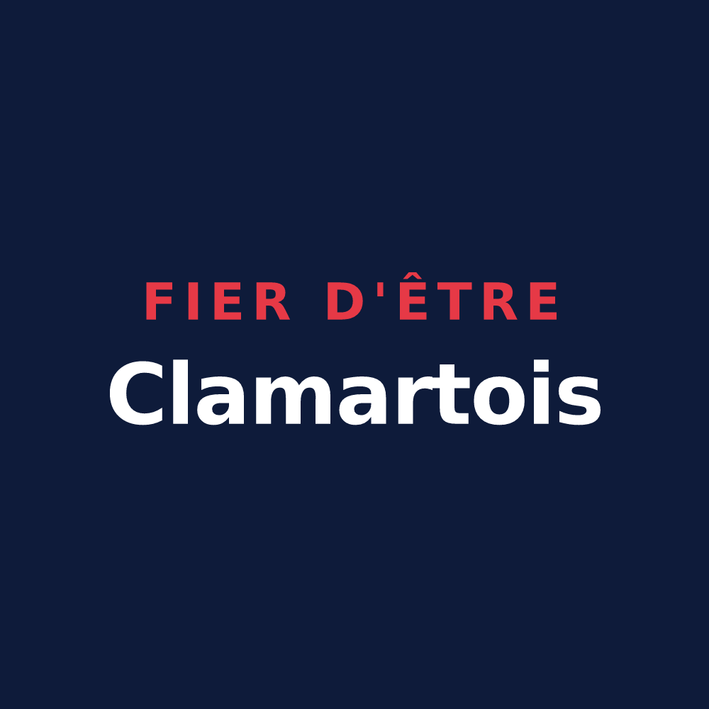 T-shirt « Fier d'être Clamartois » — design pour Clamart