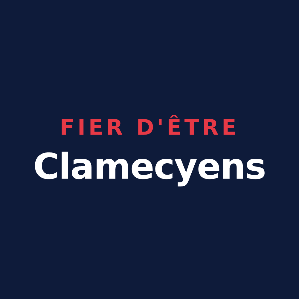 T-shirt « Fier d'être Clamecyens » — design pour Clamecy