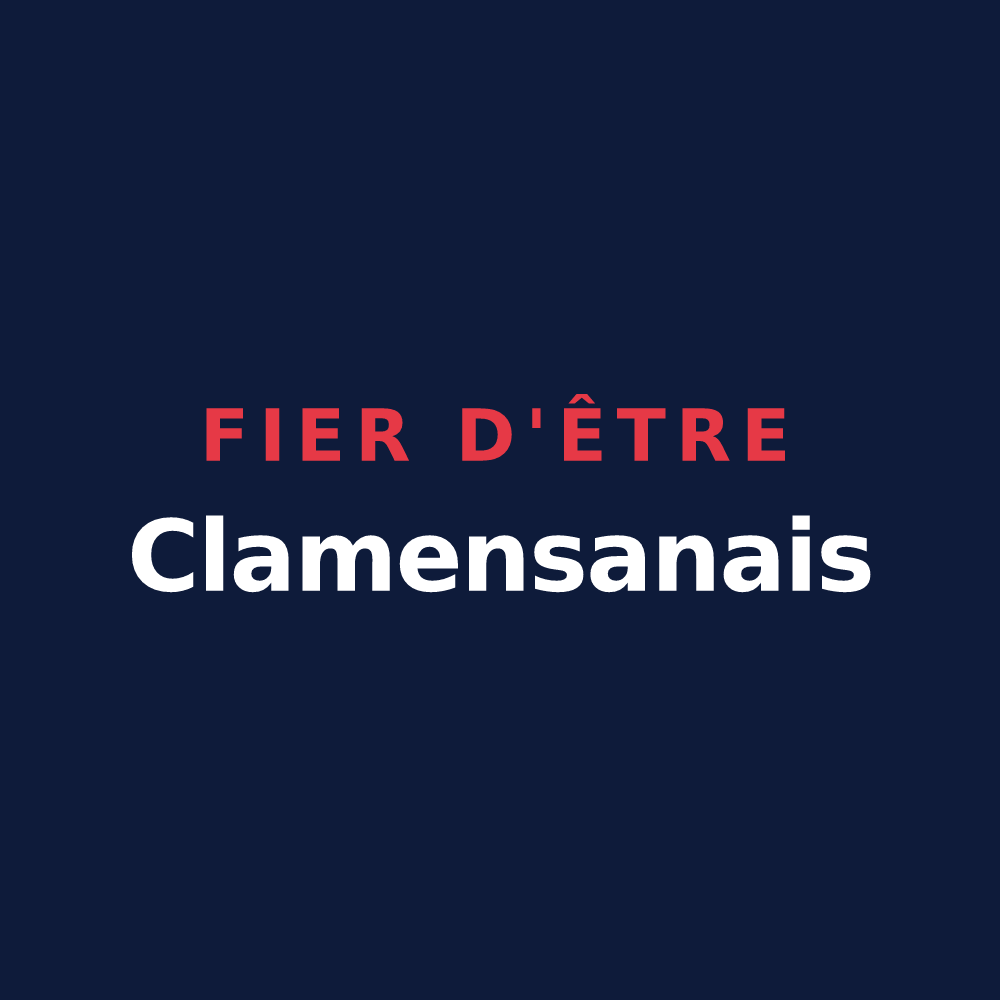 T-shirt « Fier d'être Clamensanais » — design pour Clamensane