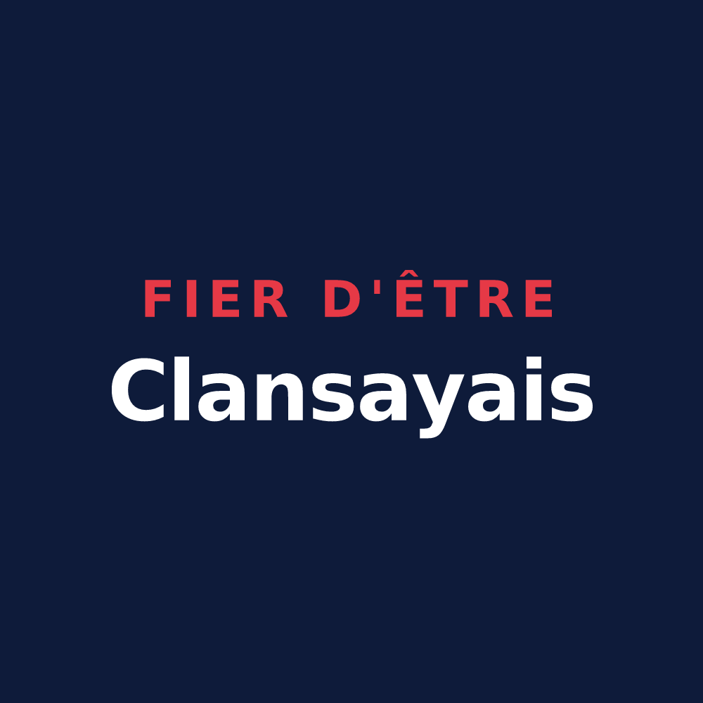 T-shirt « Fier d'être Clansayais » — design pour Clansayes