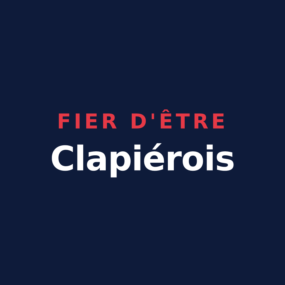 T-shirt « Fier d'être Clapiérois » — design pour Clapiers