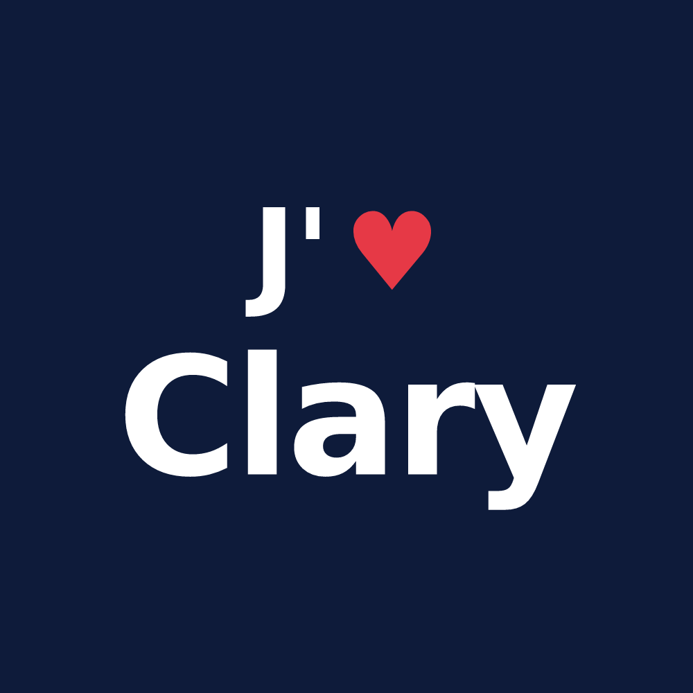 T-shirt personnalisé Clary — design J'aime Clary