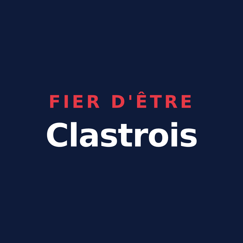 T-shirt « Fier d'être Clastrois » — design pour Clastres