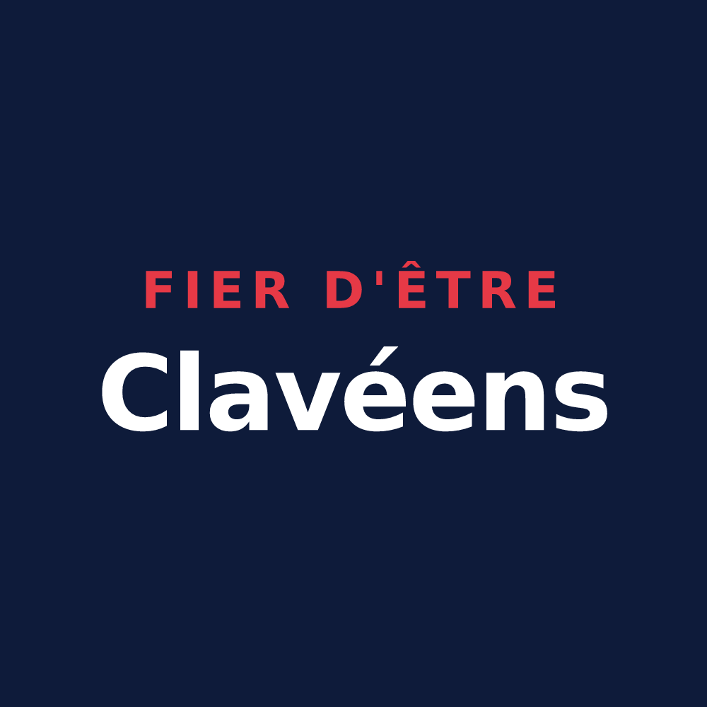 T-shirt « Fier d'être Clavéens » — design pour Clavé