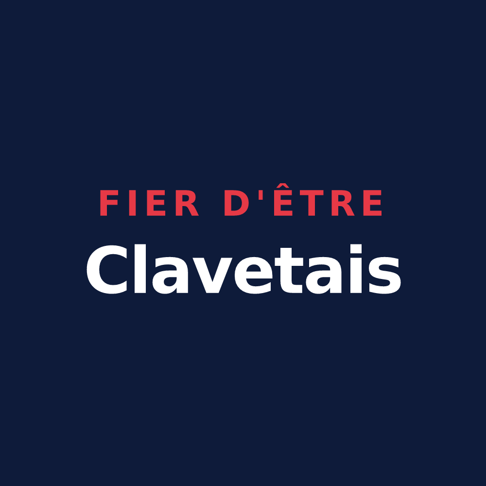 T-shirt « Fier d'être Clavetais » — design pour Clavette