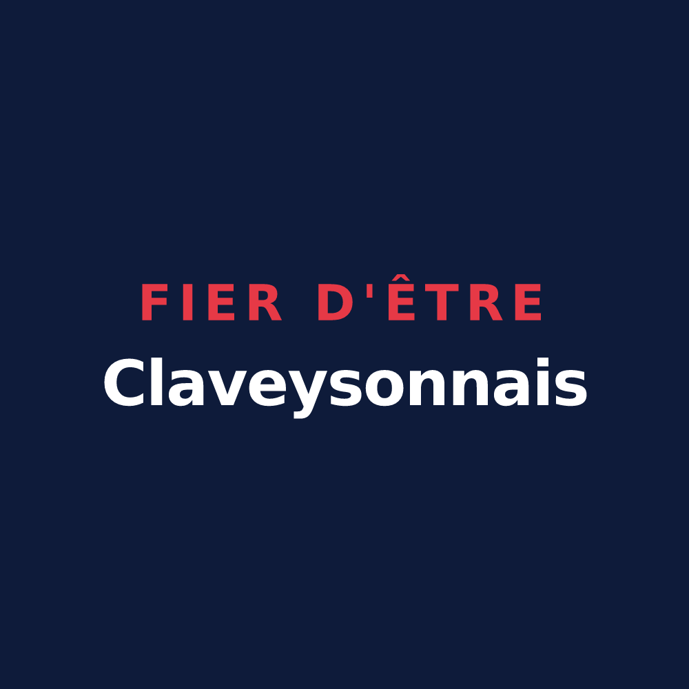 T-shirt « Fier d'être Claveysonnais » — design pour Claveyson