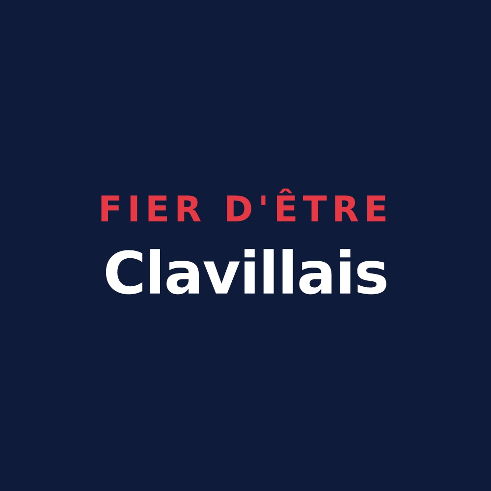 T-shirt « Fier d'être Clavillais » — design pour Claville