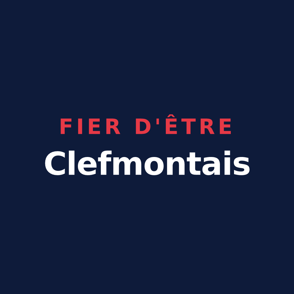 T-shirt « Fier d'être Clefmontais » — design pour Clefmont