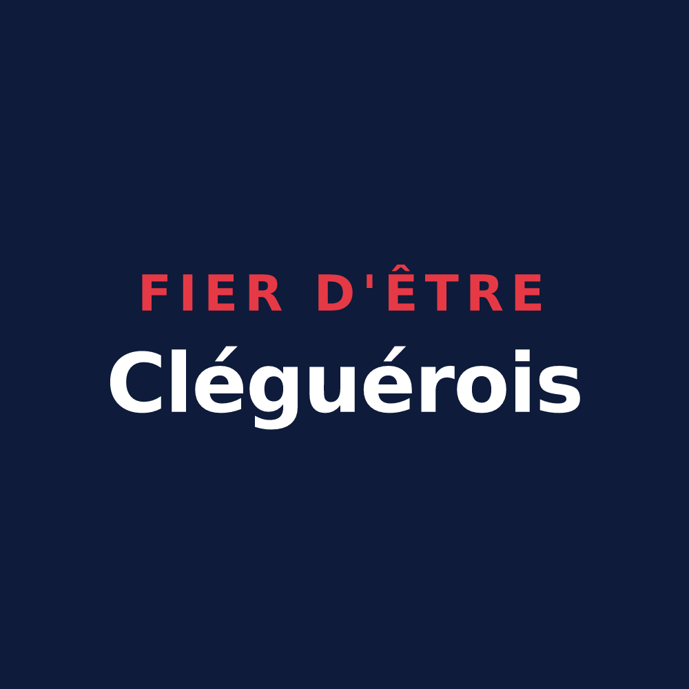 T-shirt « Fier d'être Cléguérois » — design pour Cléguer