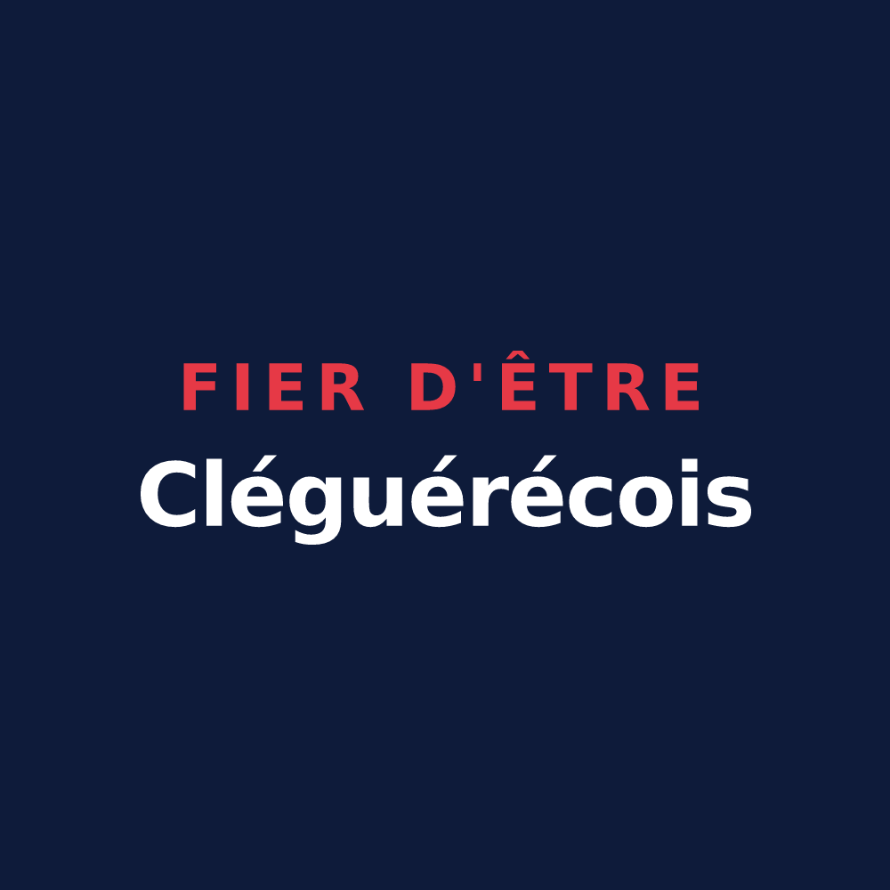 T-shirt « Fier d'être Cléguérécois » — design pour Cléguérec