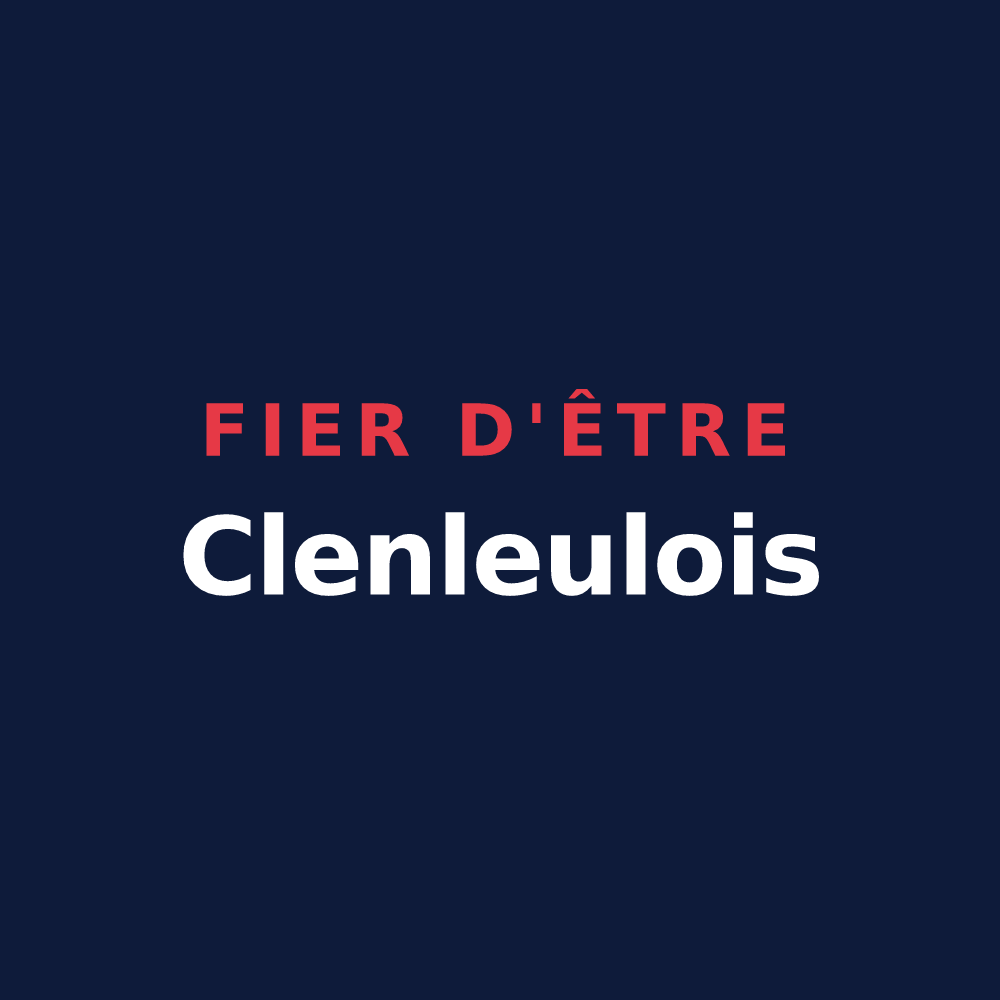 T-shirt « Fier d'être Clenleulois » — design pour Clenleu