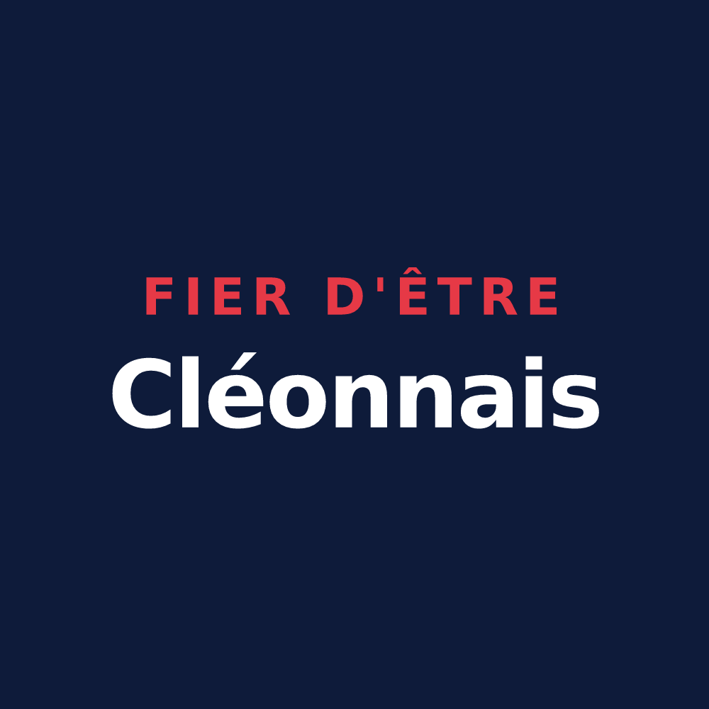 T-shirt « Fier d'être Cléonnais » — design pour Cléon-d'Andran