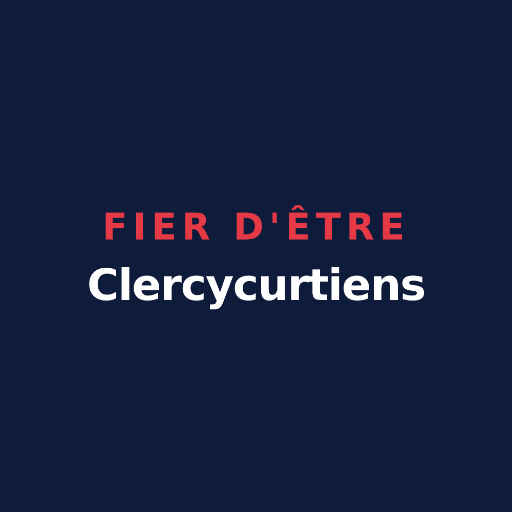 T-shirt « Fier d'être Clercycurtiens » — design pour Clérey-la-Côte