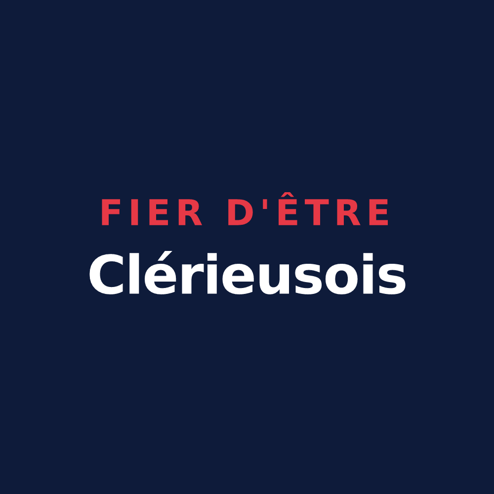 T-shirt « Fier d'être Clérieusois » — design pour Clérieux