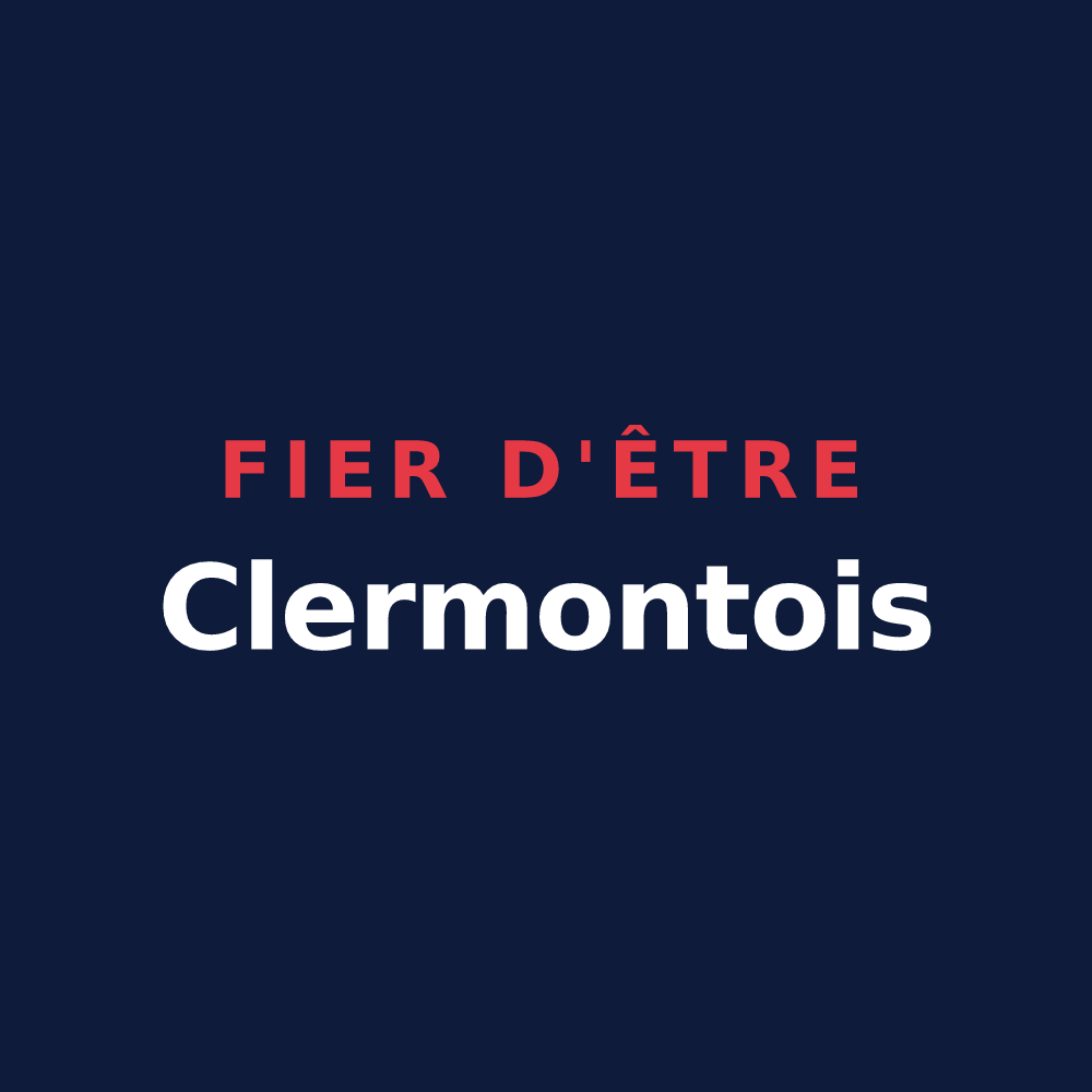 T-shirt « Fier d'être Clermontois » — design pour Clermont-de-Beauregard