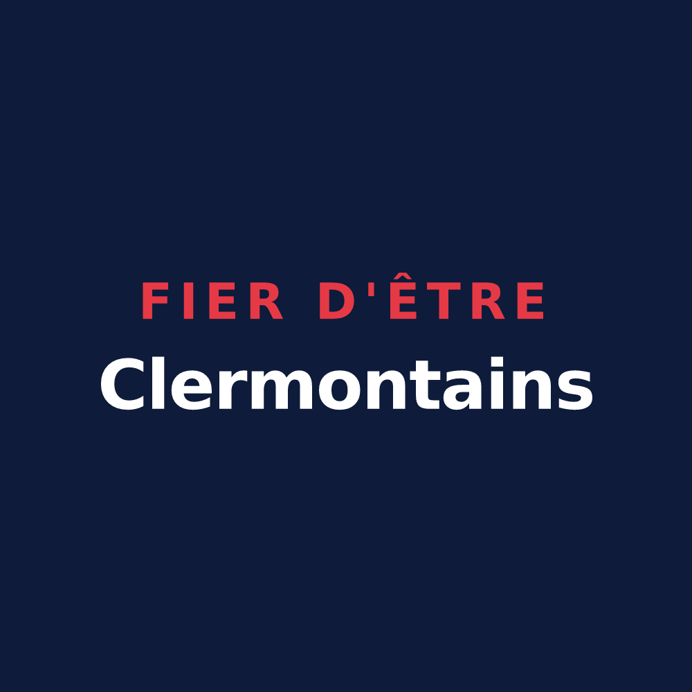 T-shirt « Fier d'être Clermontains » — design pour Clermont-sur-Lauquet