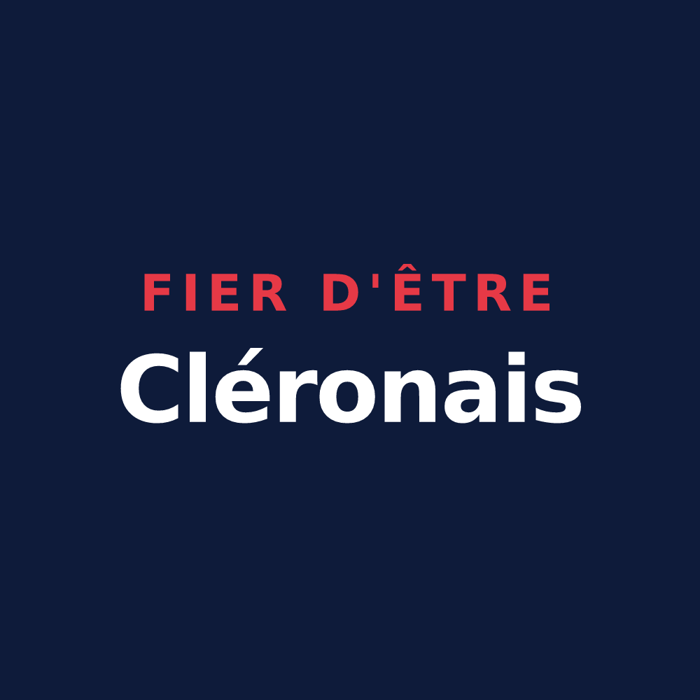 T-shirt « Fier d'être Cléronais » — design pour Cléron