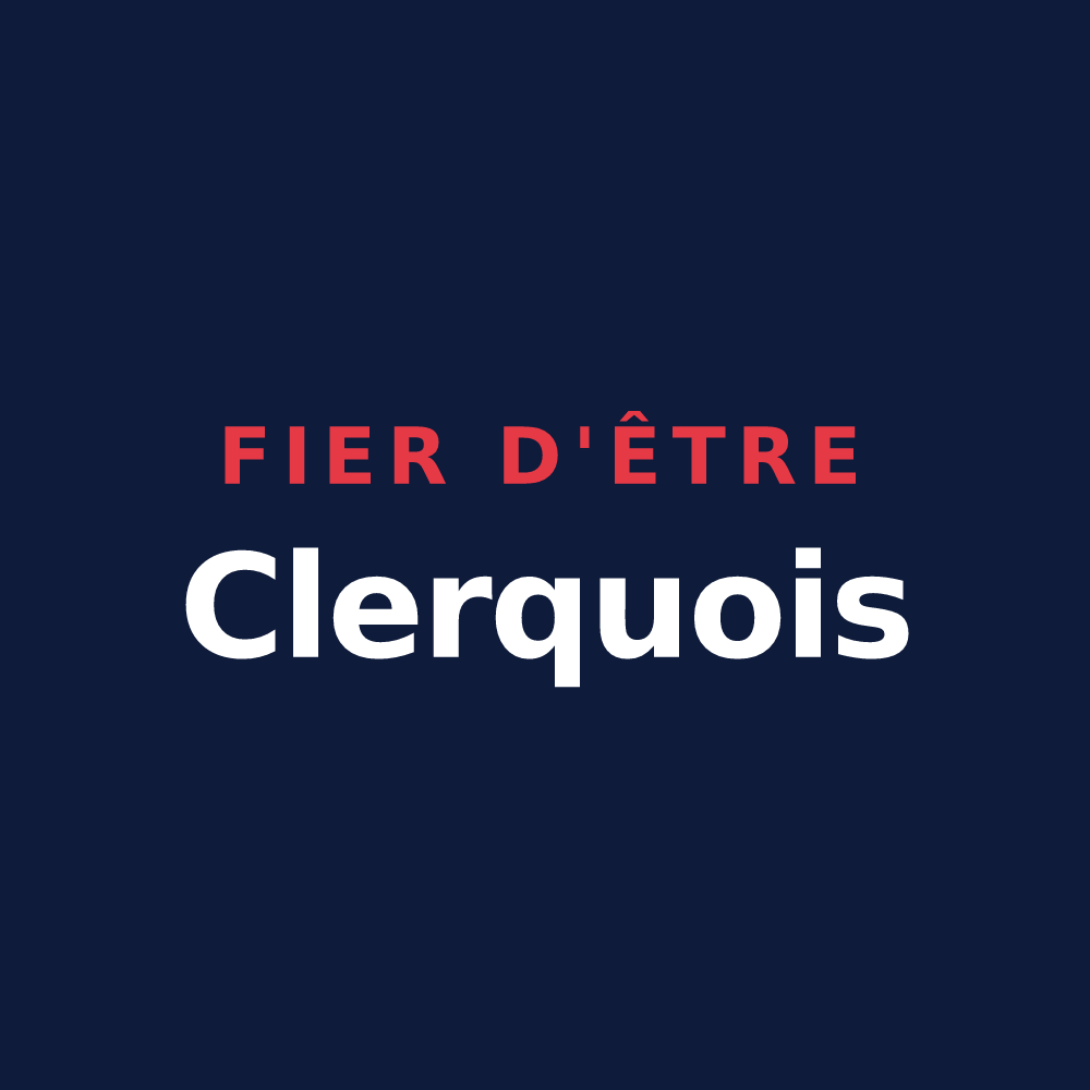 T-shirt « Fier d'être Clerquois » — design pour Clerques