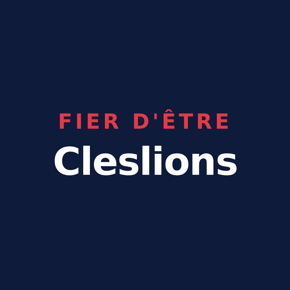 T-shirt « Fier d'être Cleslions » — design pour Clesles