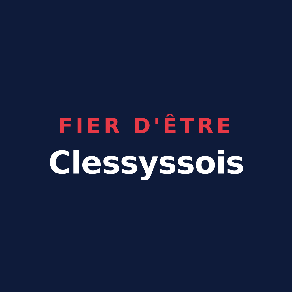 T-shirt « Fier d'être Clessyssois » — design pour Clessy
