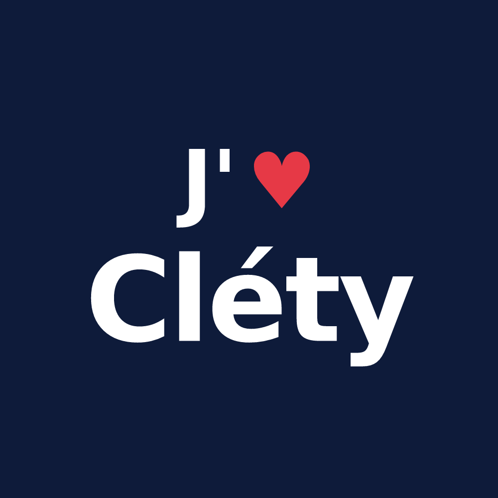 T-shirt personnalisé Cléty — design J'aime Cléty
