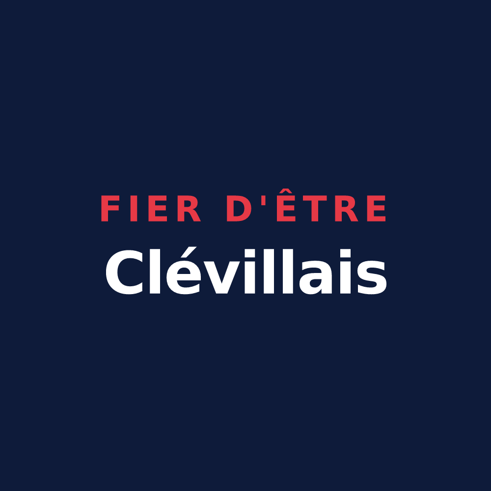 T-shirt « Fier d'être Clévillais » — design pour Cléville