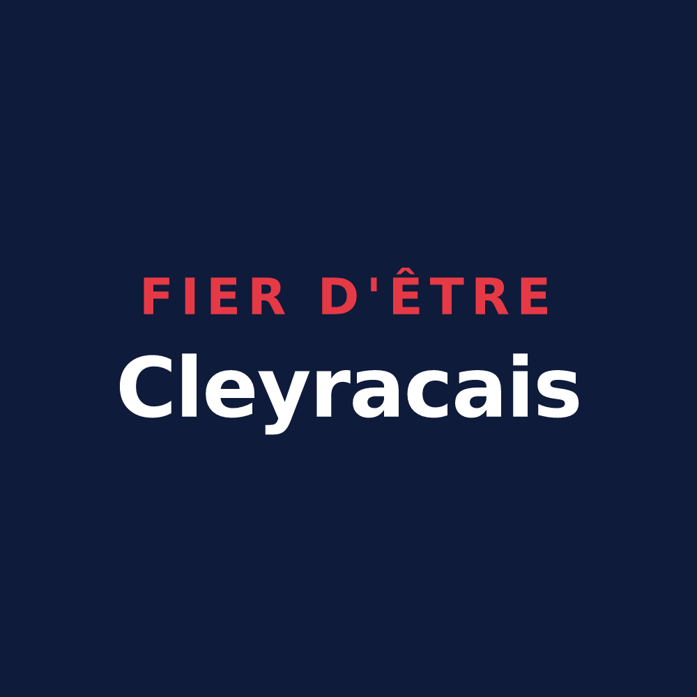 T-shirt « Fier d'être Cleyracais » — design pour Cleyrac