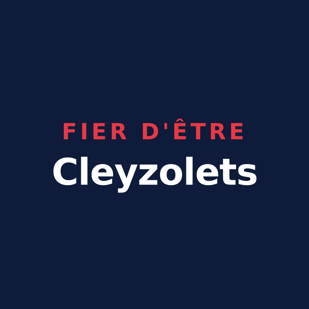 T-shirt « Fier d'être Cleyzolets » — design pour Cleyzieu