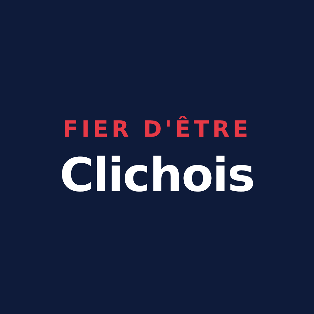 T-shirt « Fier d'être Clichois » — design pour Clichy-sous-Bois