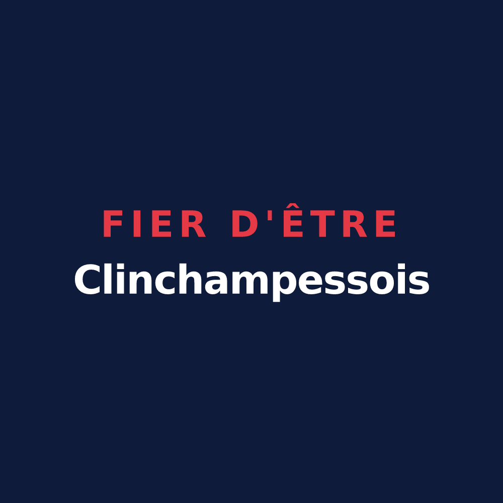 T-shirt « Fier d'être Clinchampessois » — design pour Clinchamp
