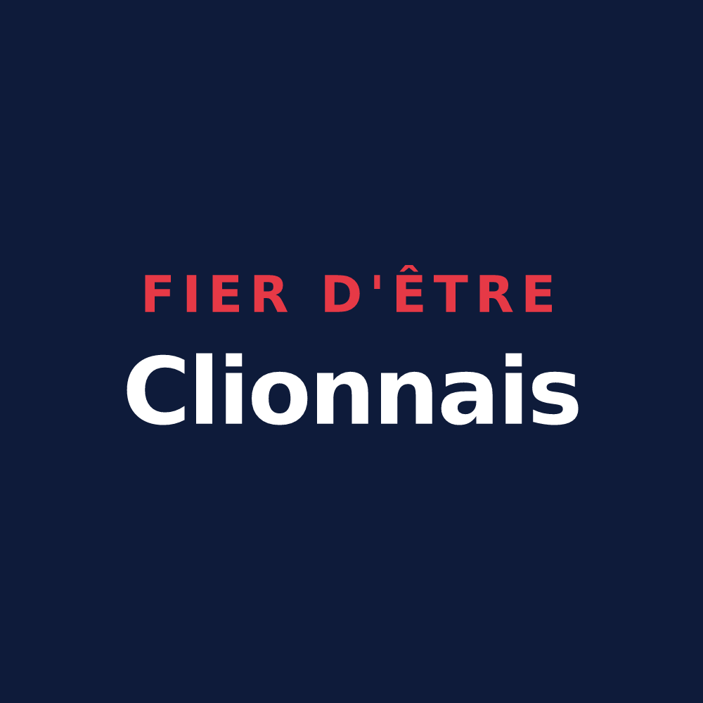 T-shirt « Fier d'être Clionnais » — design pour Clion