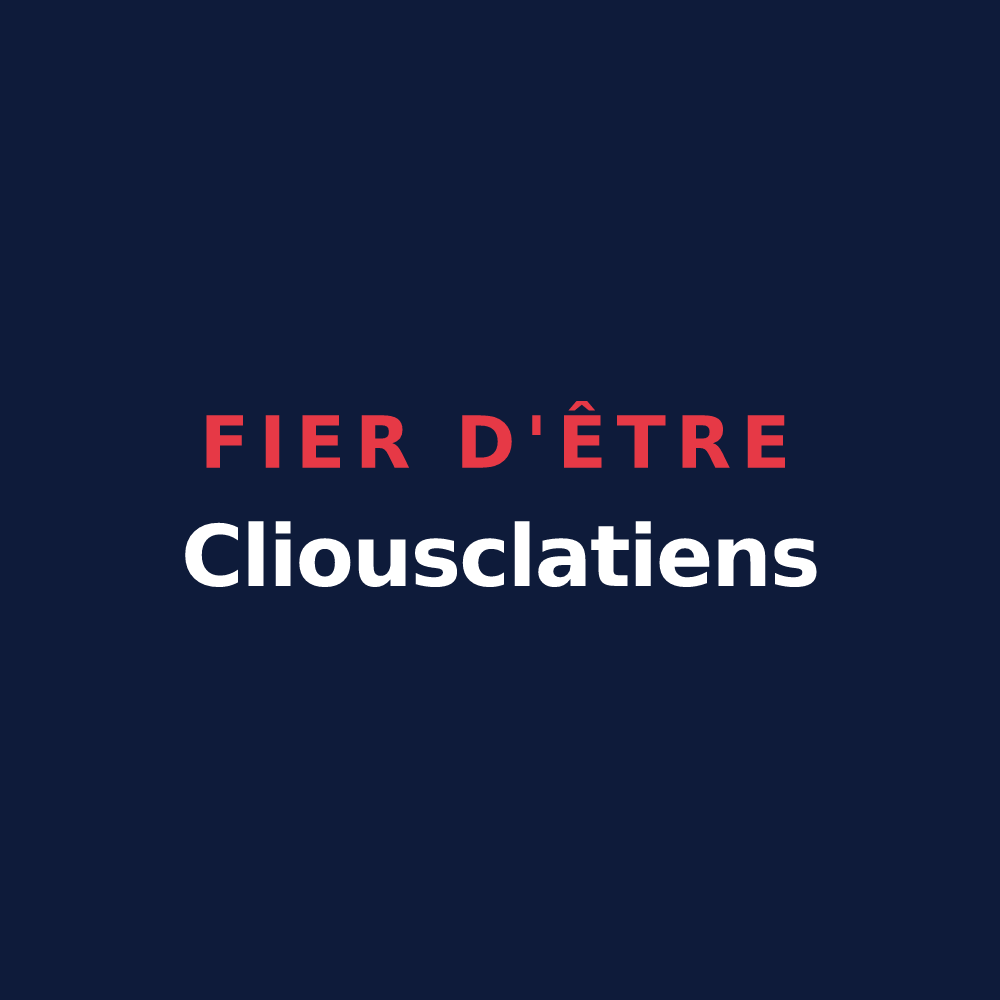 T-shirt « Fier d'être Cliousclatiens » — design pour Cliousclat
