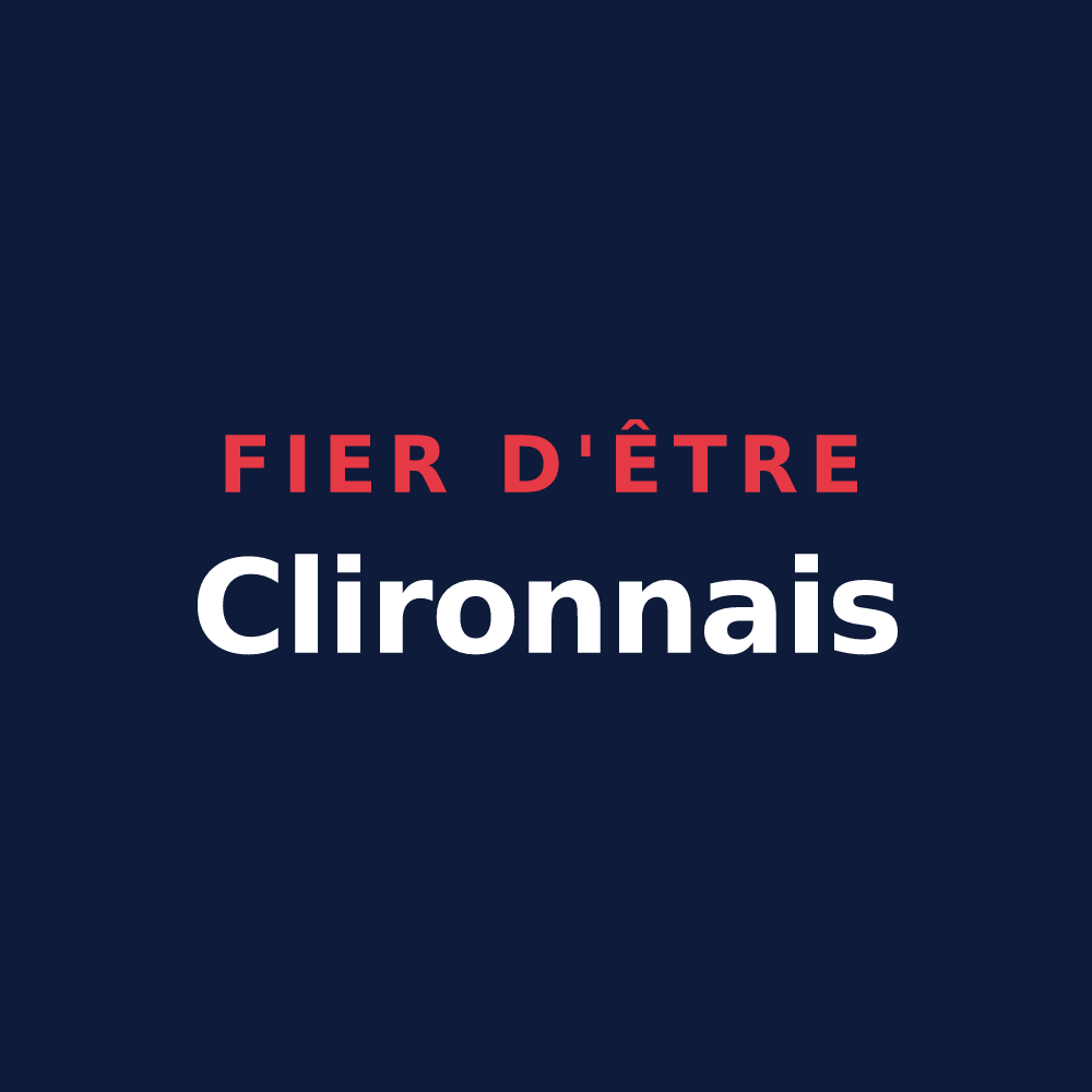T-shirt « Fier d'être Clironnais » — design pour Cliron
