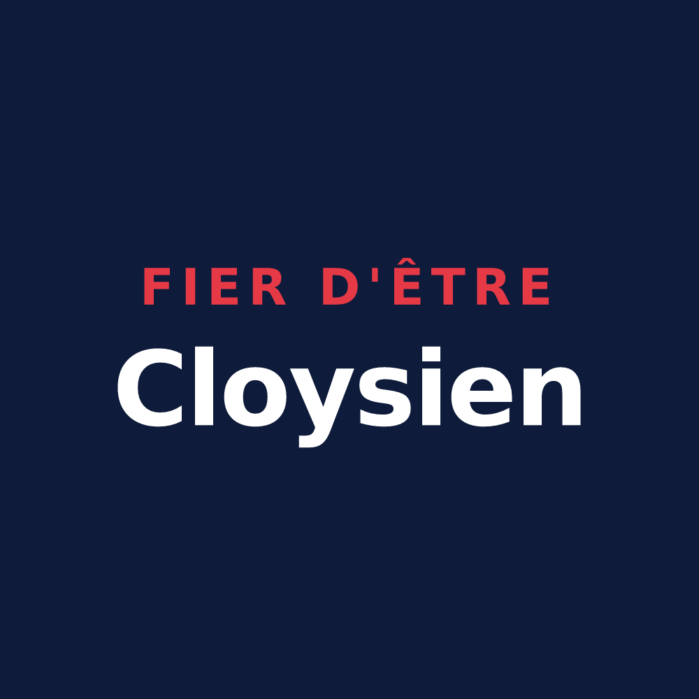T-shirt « Fier d'être Cloysien » — design pour Cloyes-les-Trois-Rivières