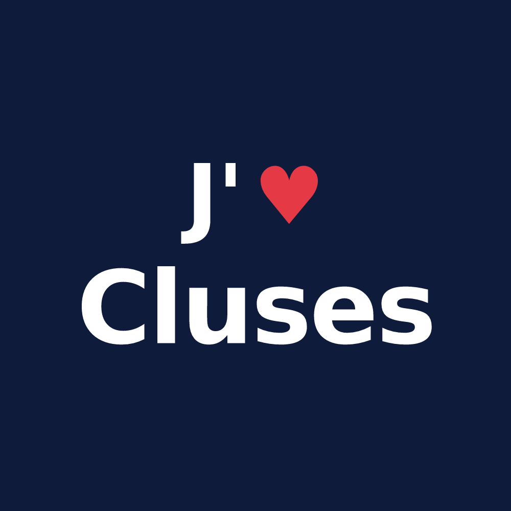 T-shirt personnalisé Cluses — design « J'aime Cluses » imprimé sur le t-shirt