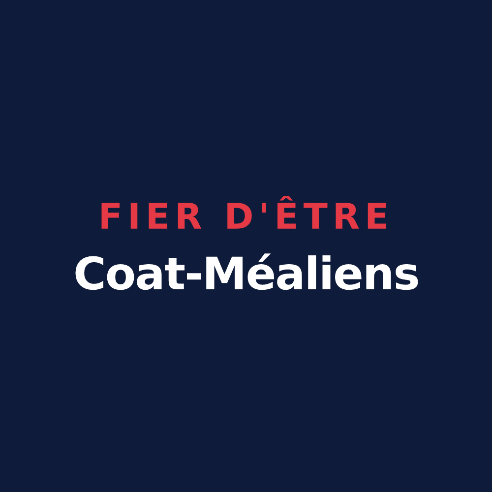 T-shirt « Fier d'être Coat-Méaliens » — design pour Coat-Méal